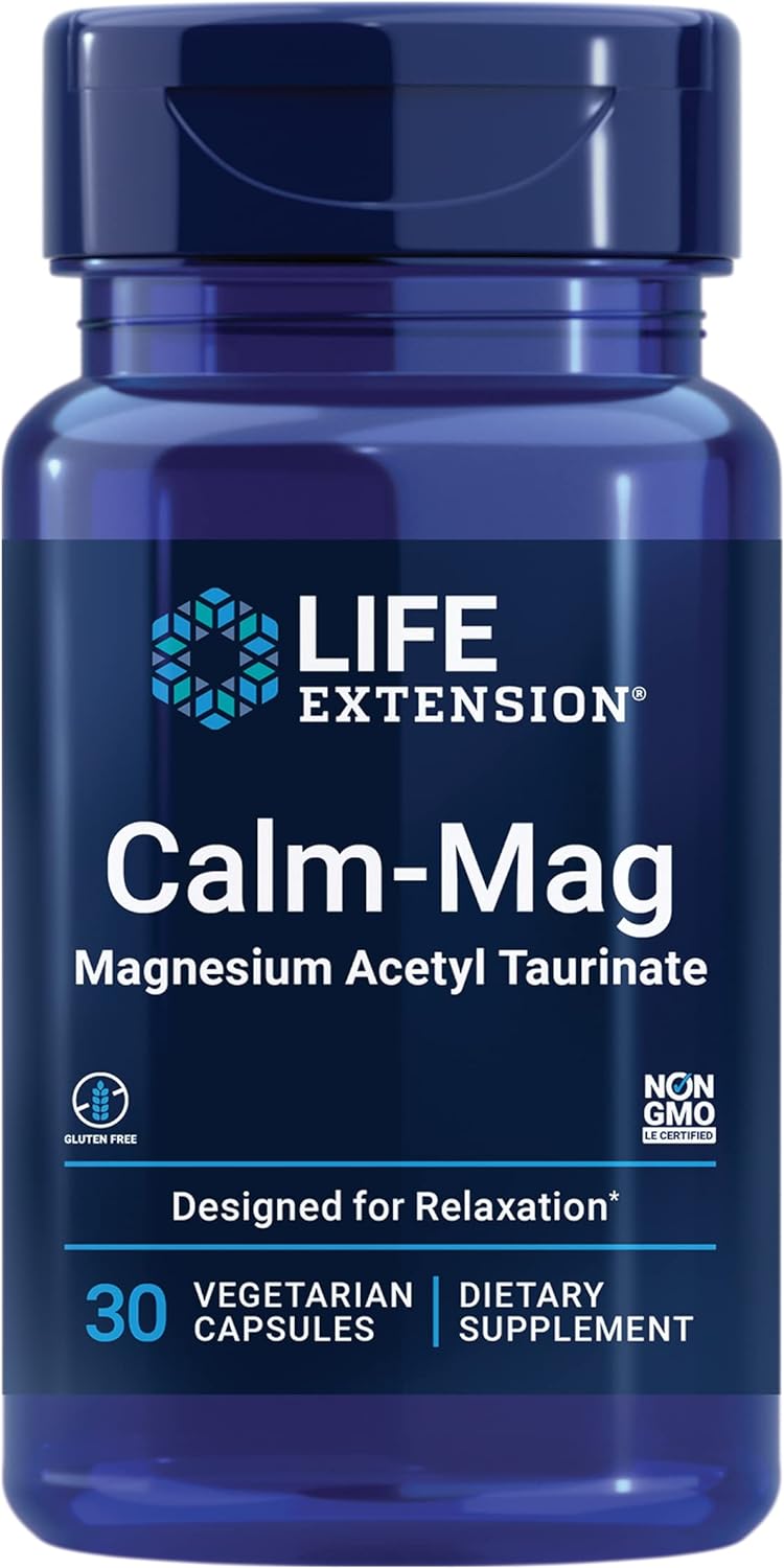 Life Extension: Calm-Mag - Magnesium Acetyl Taurinate (30 Count)