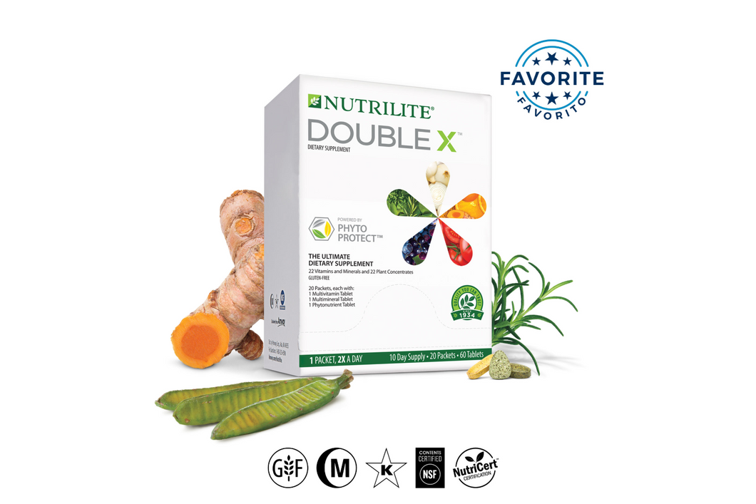 Nutrilite™ Double X™ Vitamin/Mineral/Phytonutrient Supplement - 10-Day Supply