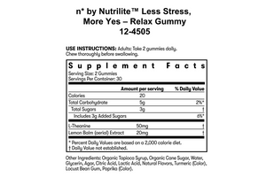 n* by Nutrilite™ Less Stress, More Yes – Relax Gummies Dietary Supplement
